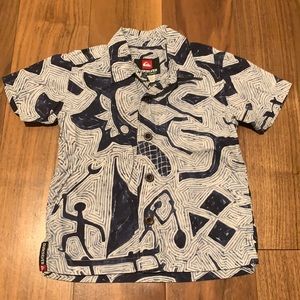 Quicksilver Baby Aloha Hawaiian Shirt